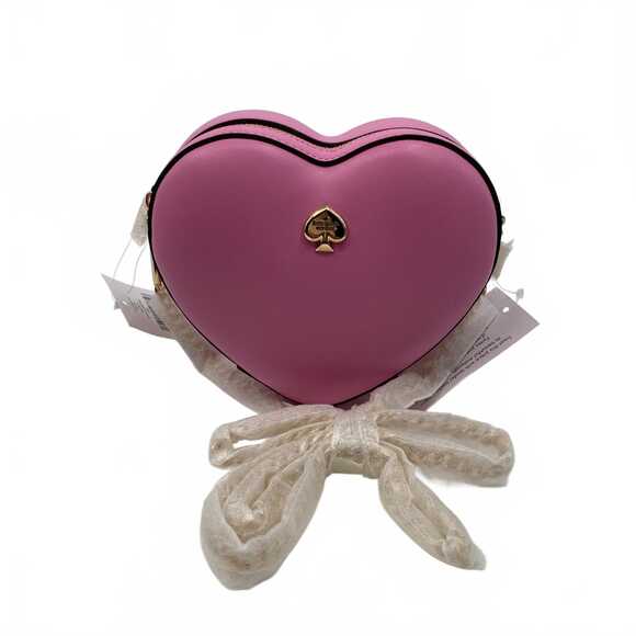 kate spade Handbags - Kate Spade Mini Heart Crossbody Leather Bag | OS Pink